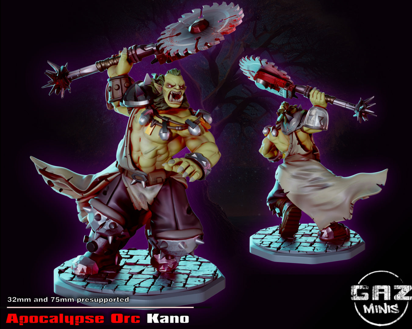 Apocolypse Orc Kano from GAZ Minis (June 2023 release)