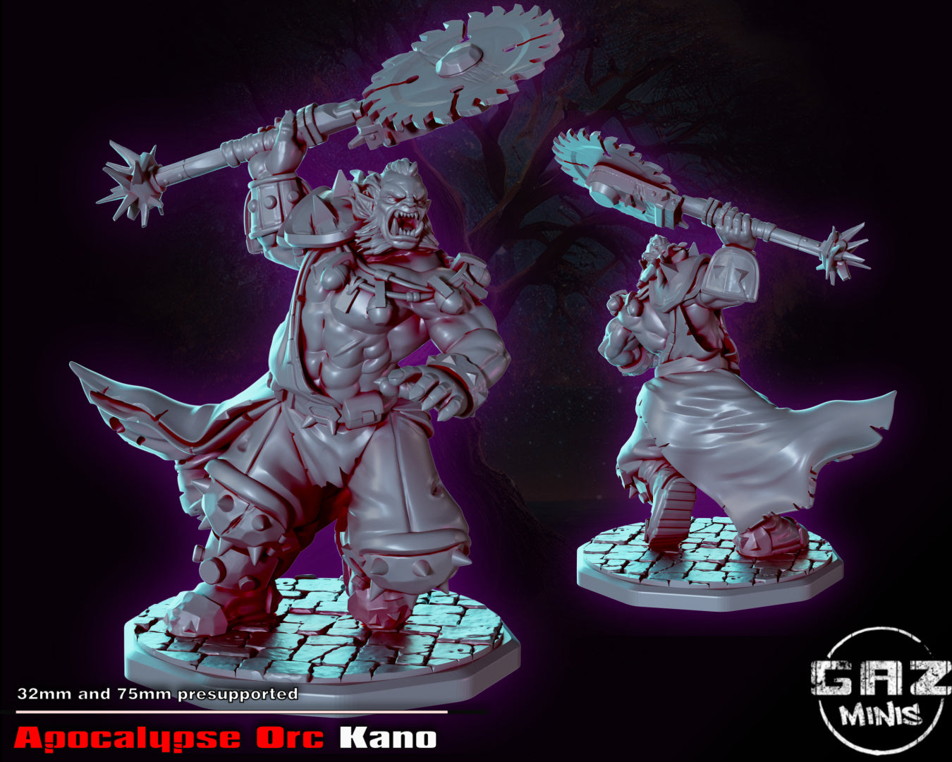 Apocolypse Orc Kano from GAZ Minis (June 2023 release)