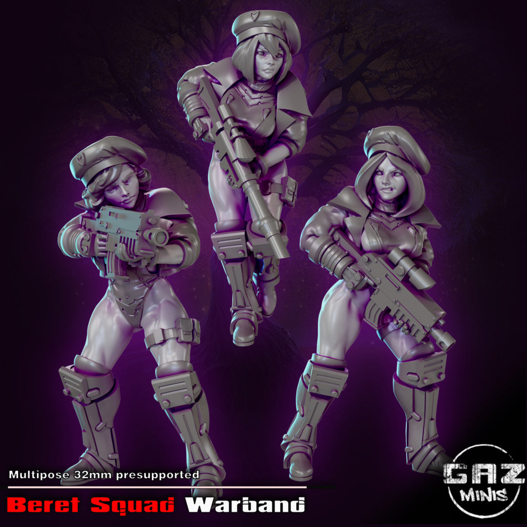 Beret Squad Warband from GAZ Minis (May 2023 release)