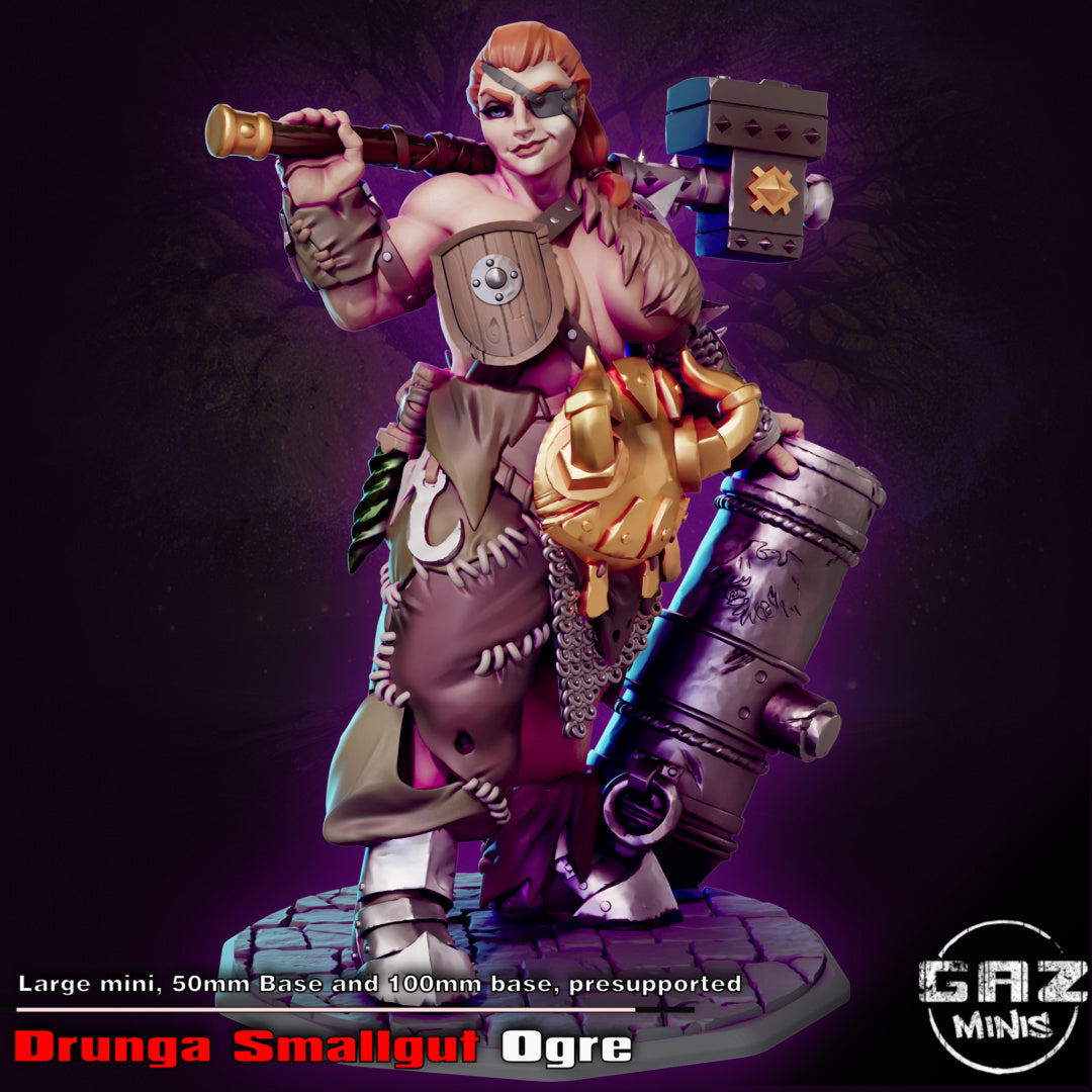 Drunga Smallgut Ogre from GAZ Minis (May 2023 release)