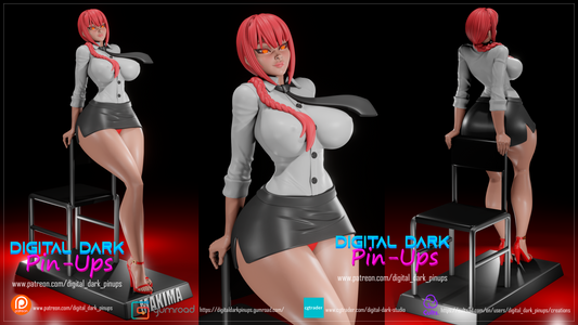 Makima from Chainsaw Man - Female FUTA editions are now available for all ADULT figures Figurine for collecting, painting and showing off! Release March 2023