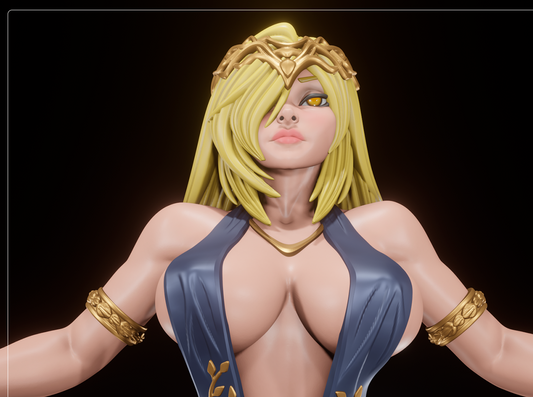 Queen Marika April 2023 release - Female FUTA editions are now available for all ADULT figures Figurine for collecting, painting and showing off! Digital Dark Pinup Classic