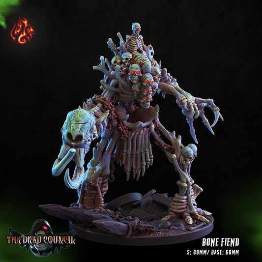 Bone Fiend - The Dead Council Series from Crippled God Foundry - Table-top gaming mini and collectable for painting.