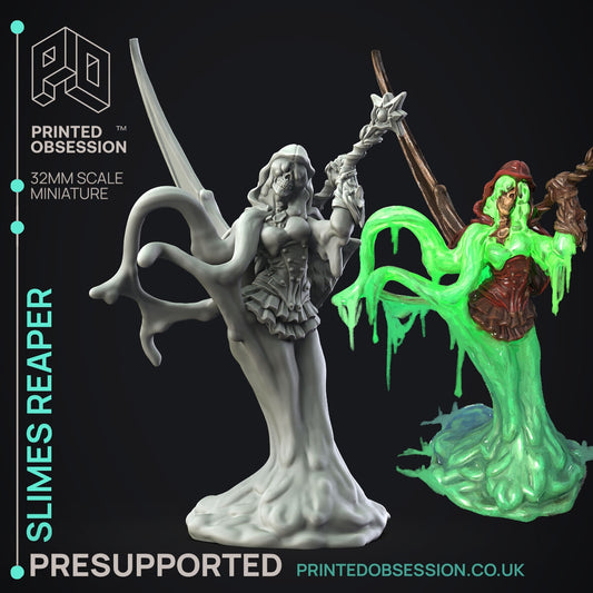 Slime Reaper - The Printed Obsession - Table-top mini, 3D Printed Collectable for painting and playing!